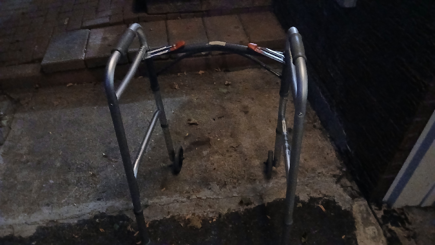 aluminum Walker with Wheels - photo 3