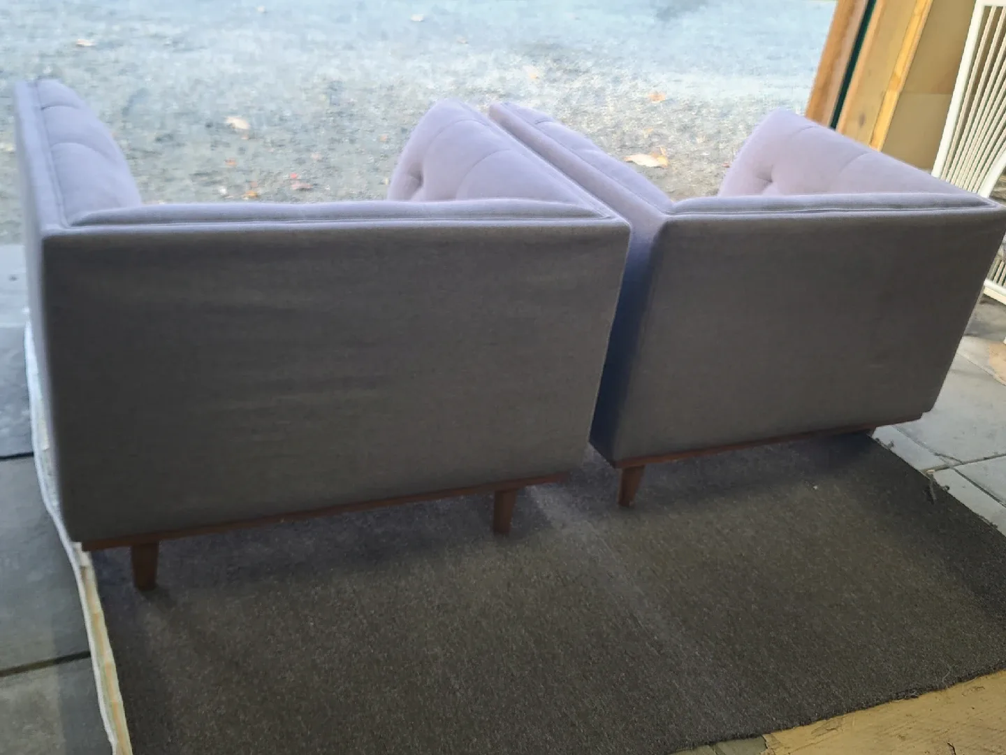 MODERN GREY TUBE CHAIR image indicator(6)