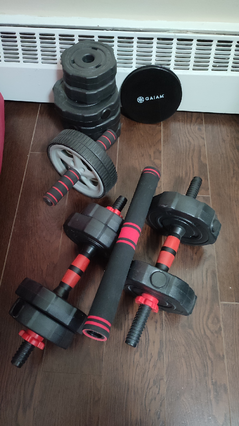 Ab Wheel, Dumbbells, & Weight Plates - photo 2