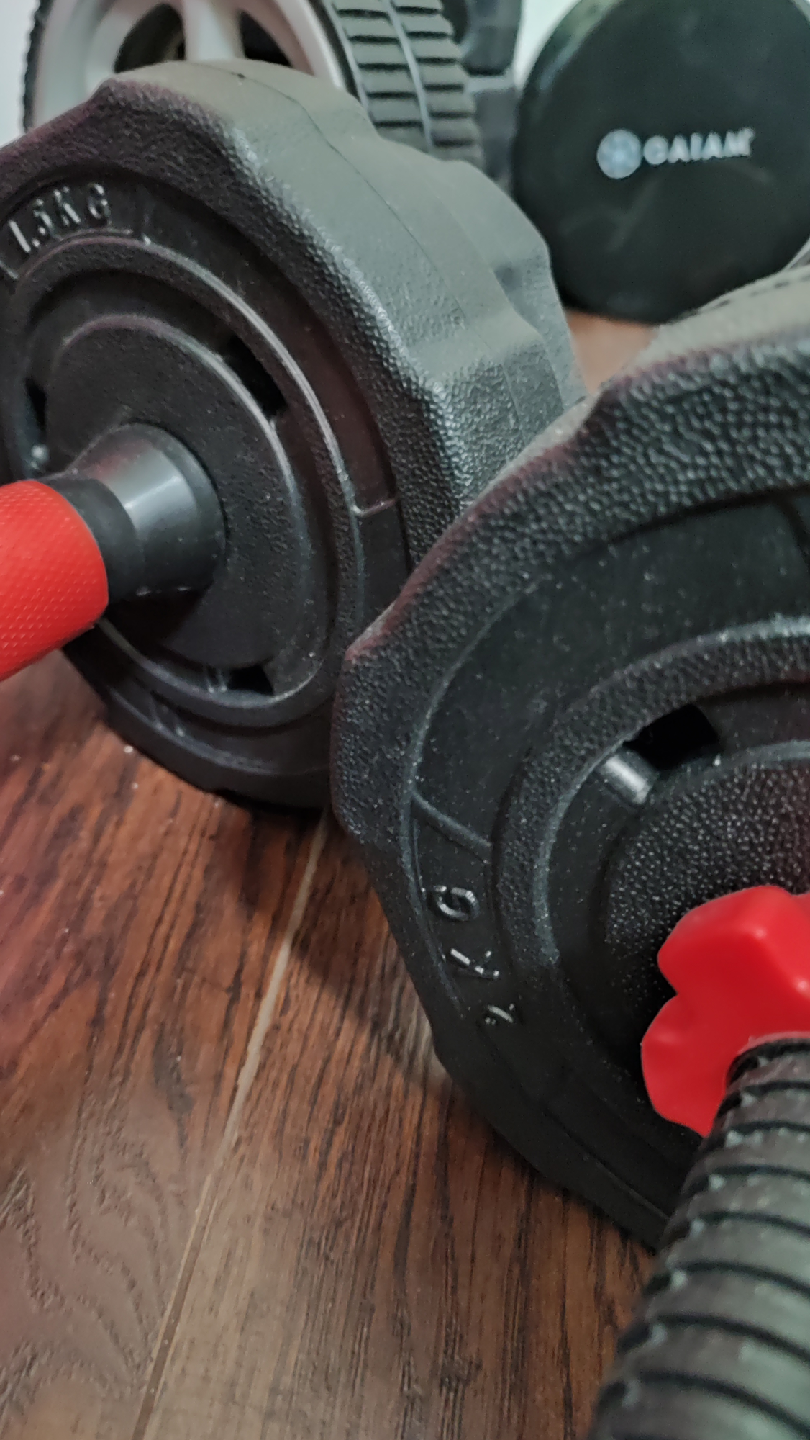 Ab Wheel, Dumbbells, & Weight Plates - photo 3