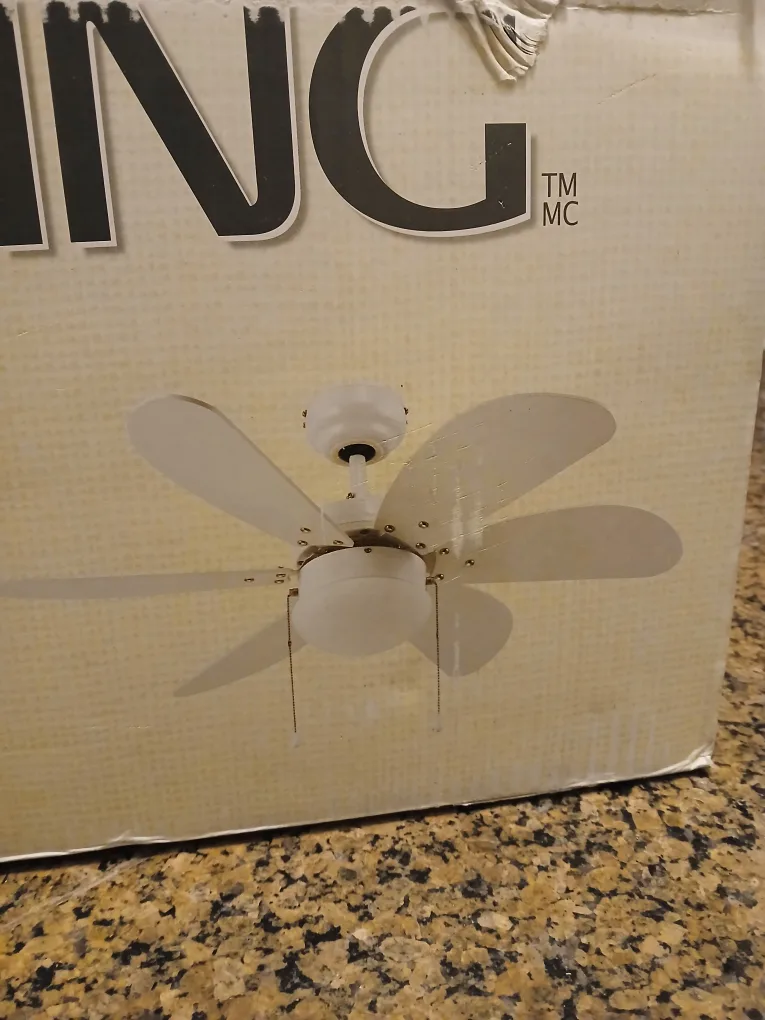 🆕️🥕Reversible 6-Blade Ceiling Fan with Lighting thumbnail
