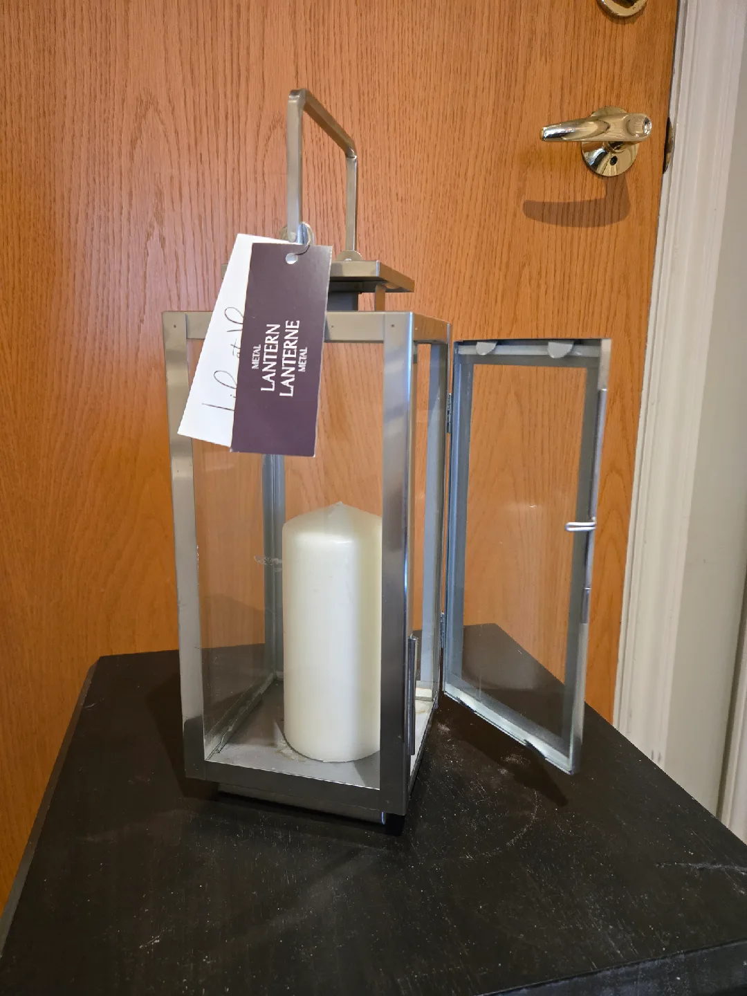 Metal Lantern with Candle image indicator(3)