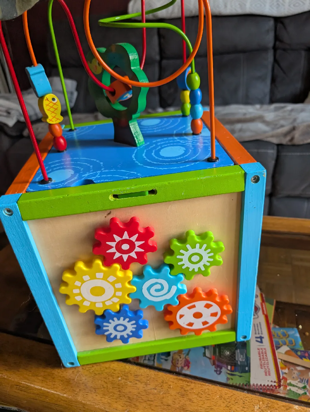 Wooden Activity Cube image indicator(4)