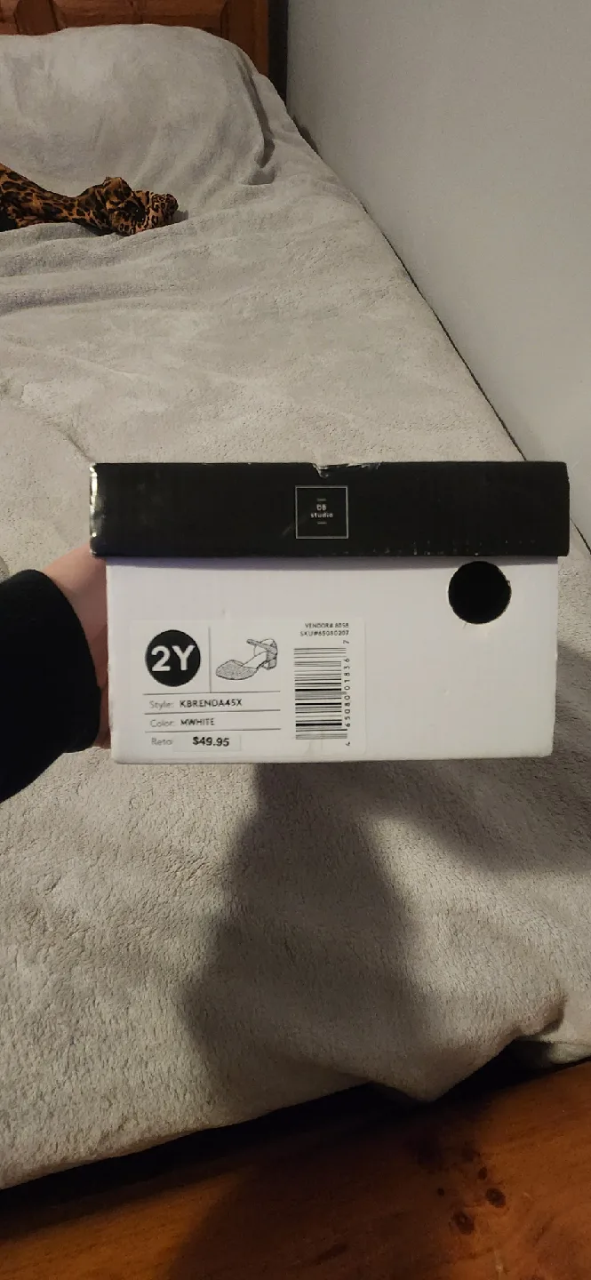 Studio TENDORA 6519 Silver Sparkly Shoes - Size 2Y image indicator(2)