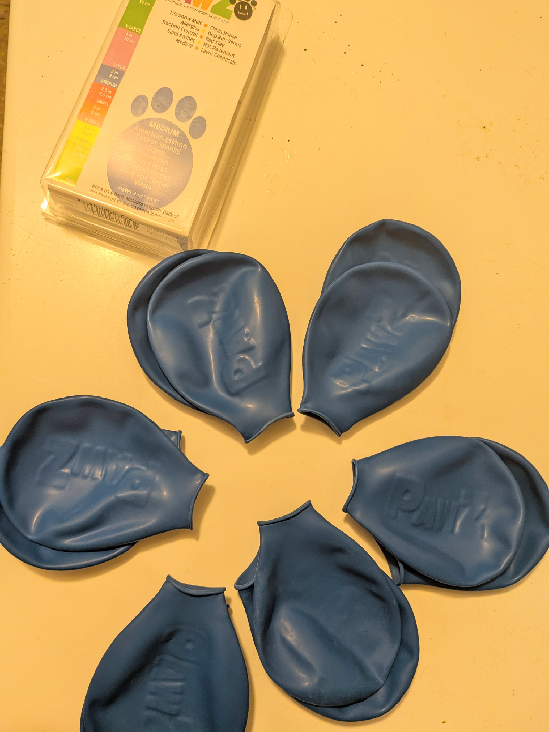 Pawz Rubber Dog Boots - Medium