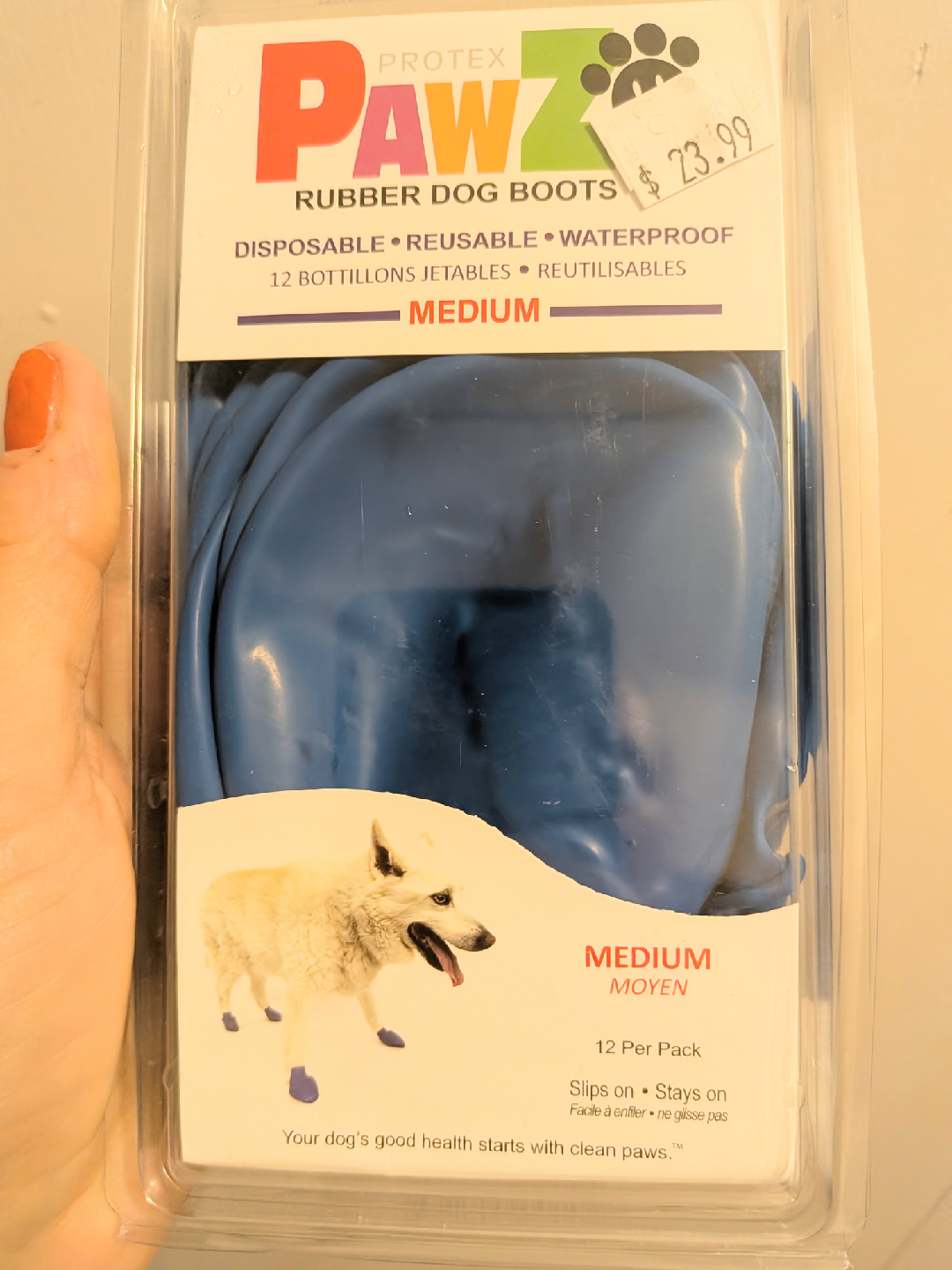 Pawz Rubber Dog Boots - Medium - photo 2