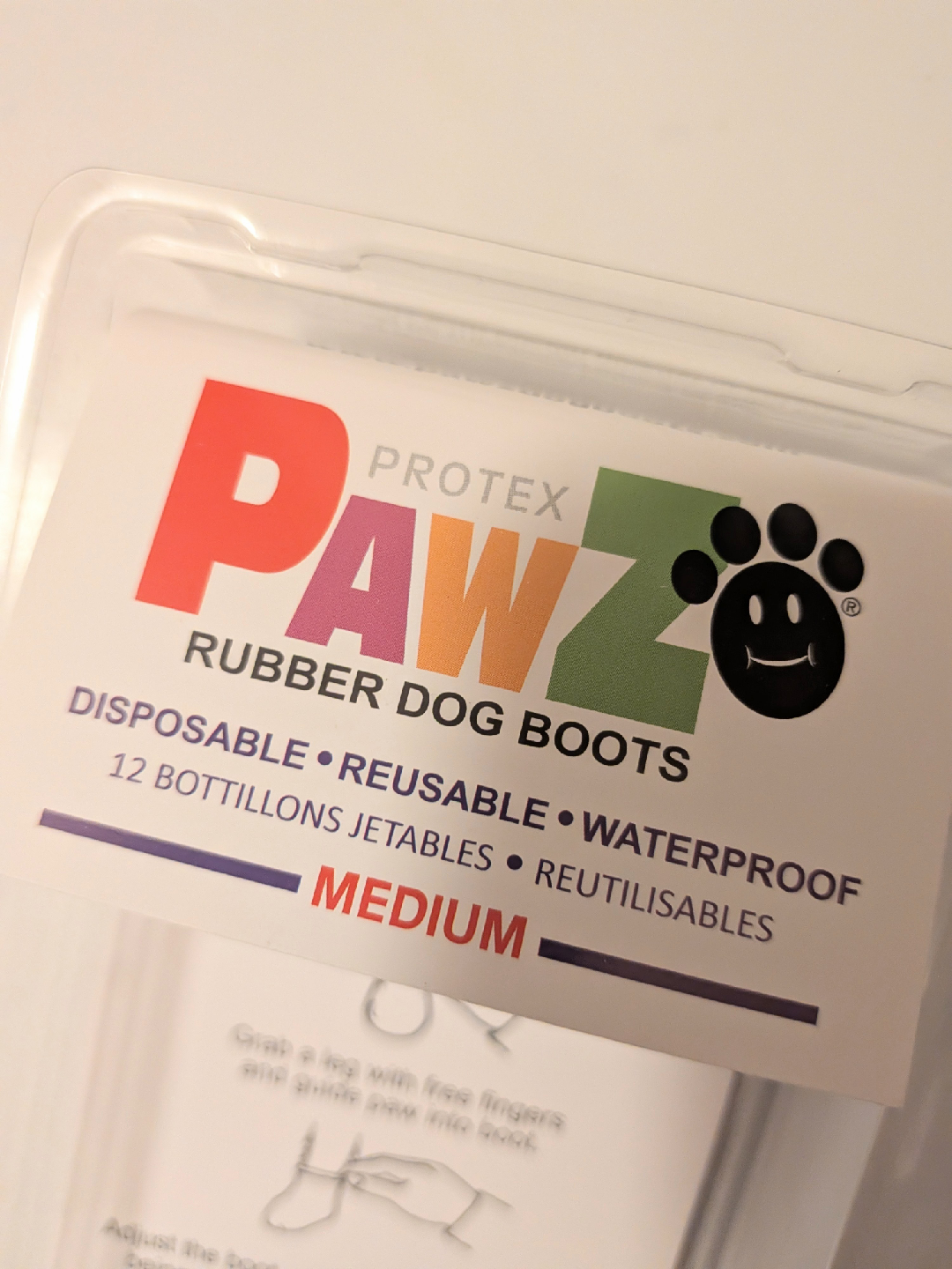Pawz Rubber Dog Boots - Medium - photo 4