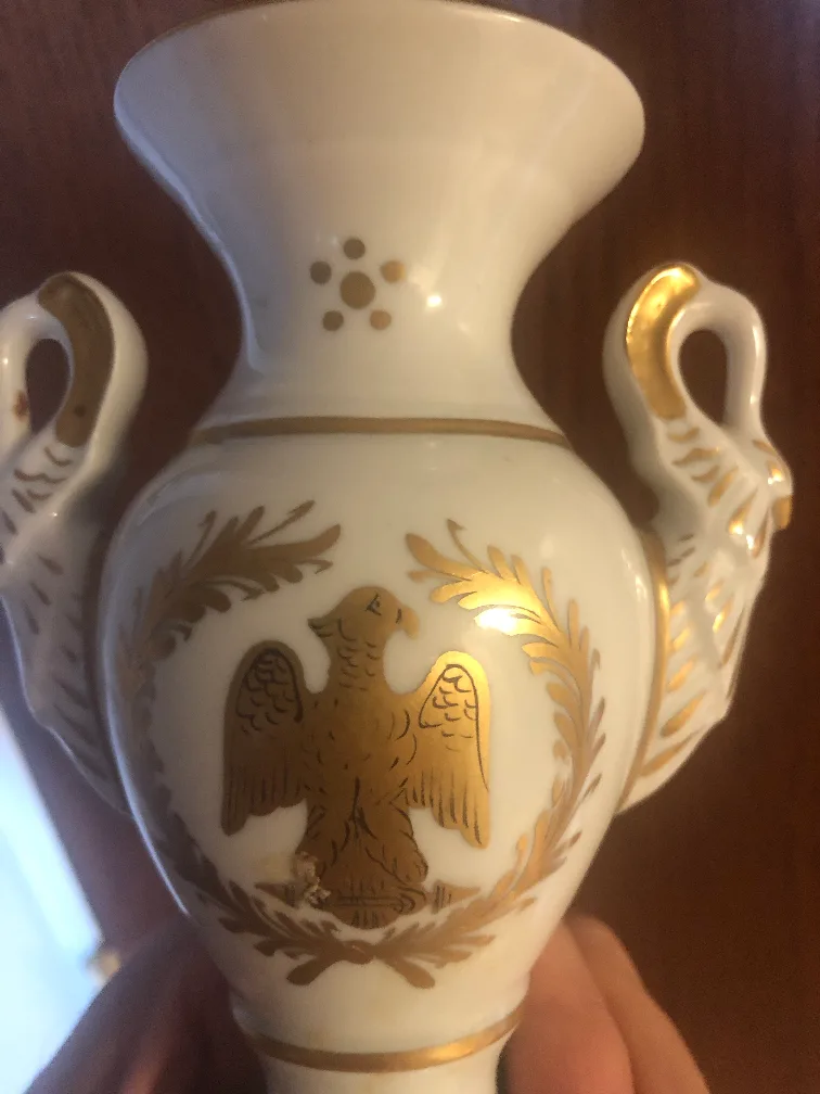 Goudeville Limoges France Porcelain Lamp image indicator(8)