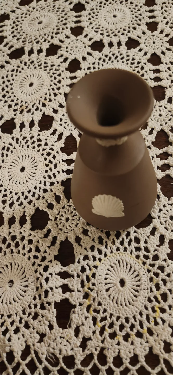 Wedgwood Jasperware Bud Vase - Brown image indicator(2)