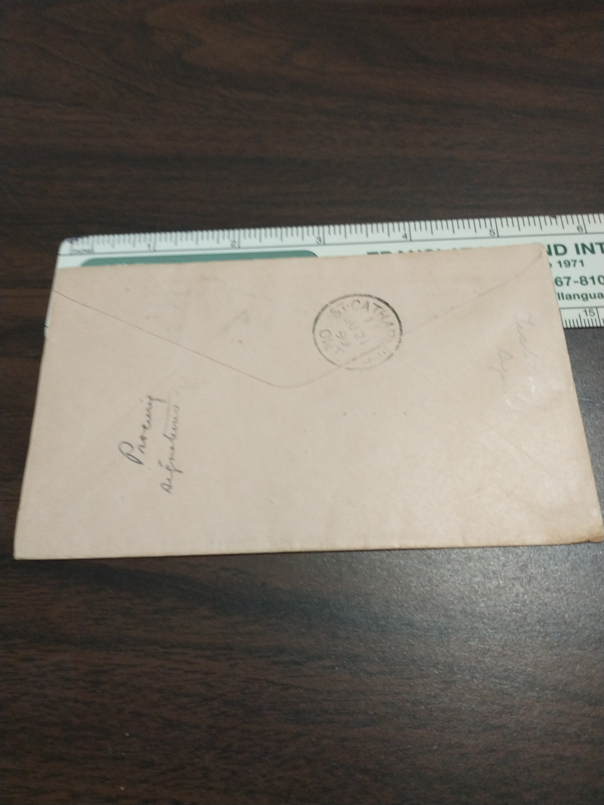 Beautiful 1899 Qn Victoria cover, Brockville to St. Catharins - photo 3