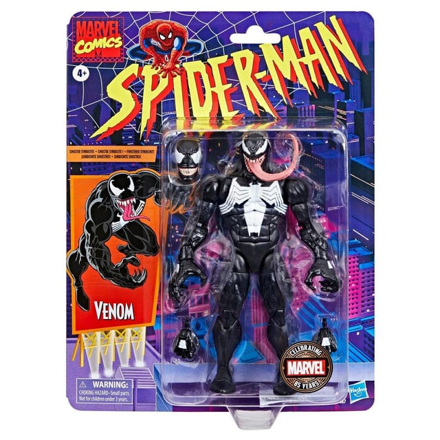 Marvel Legends Spider-Man Retro Venom 85th Anniversary