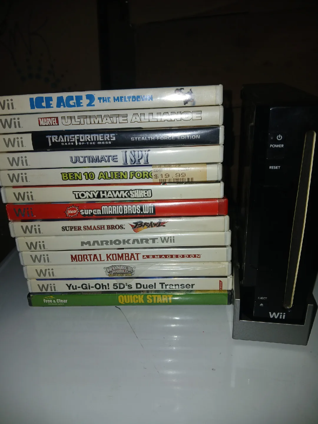 Wii Console $135 or Wii Games, each at a different price image indicator(9)