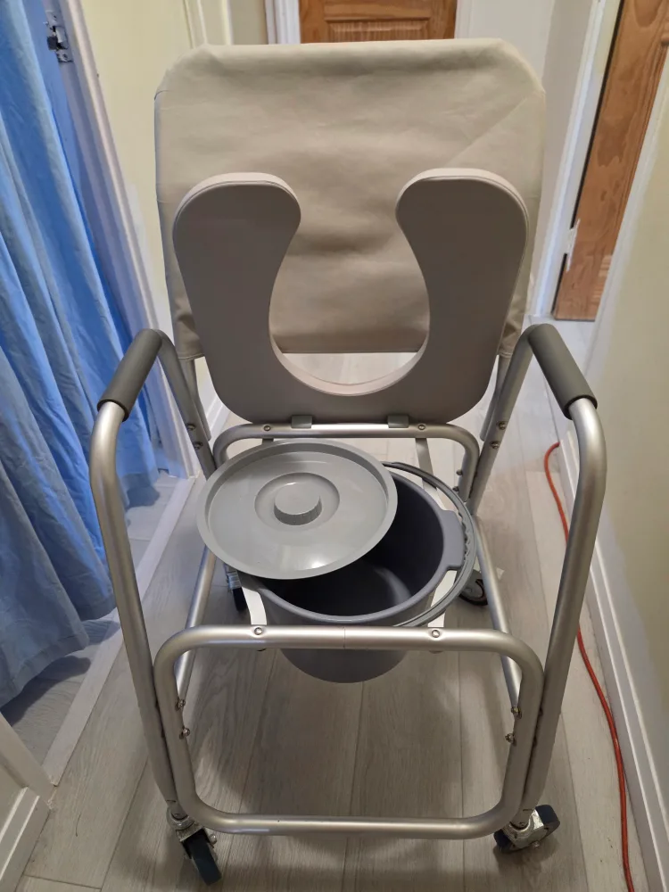 Mobility Walker with Seat,  Commode, Shower Chair image indicator(6)