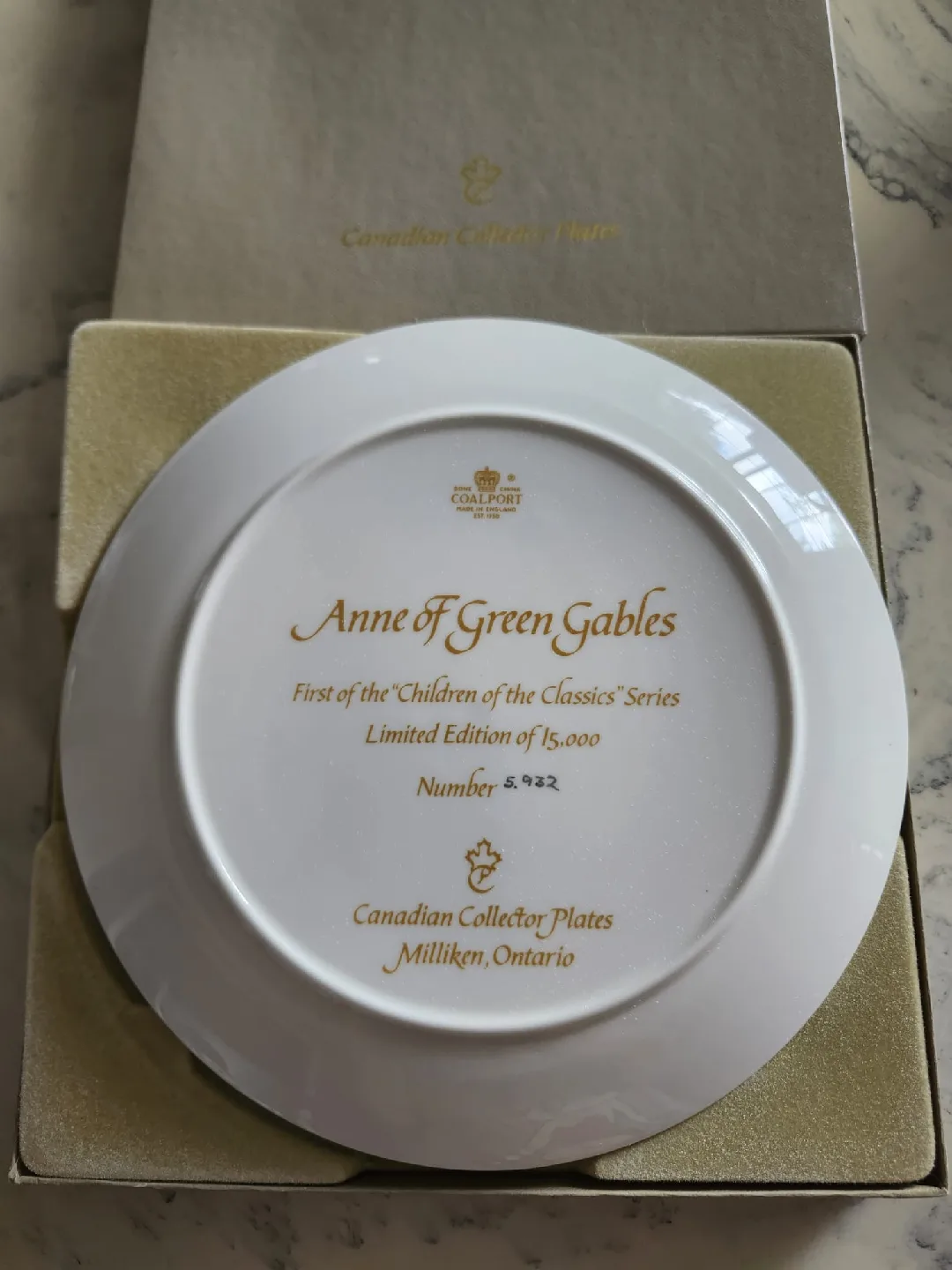 Anne of Green Gables Collector Plate - Coalport image indicator(2)