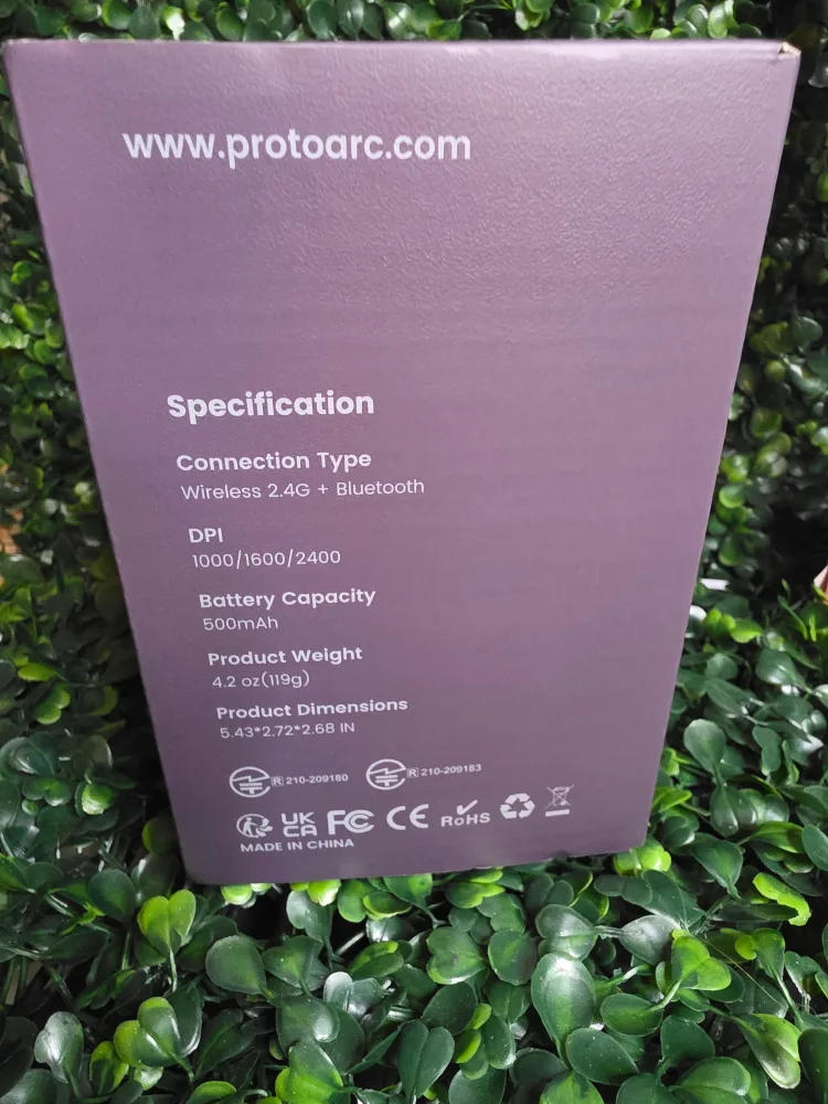 ProtoArc EM11 NL Ergonomic Vertical Mouse - Black image indicator(2)