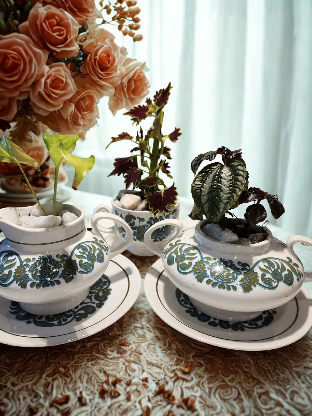 Vintage Tea service Planters thumbnail