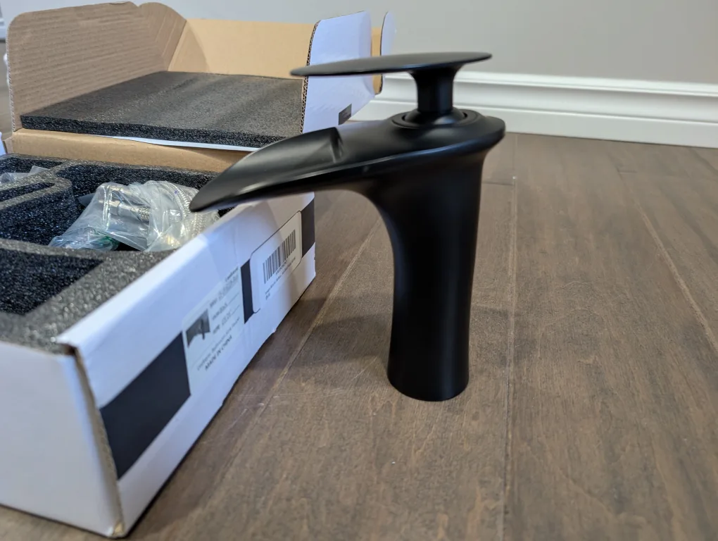 Brand New Matte Black Bathroom Faucet For Sale image indicator(4)