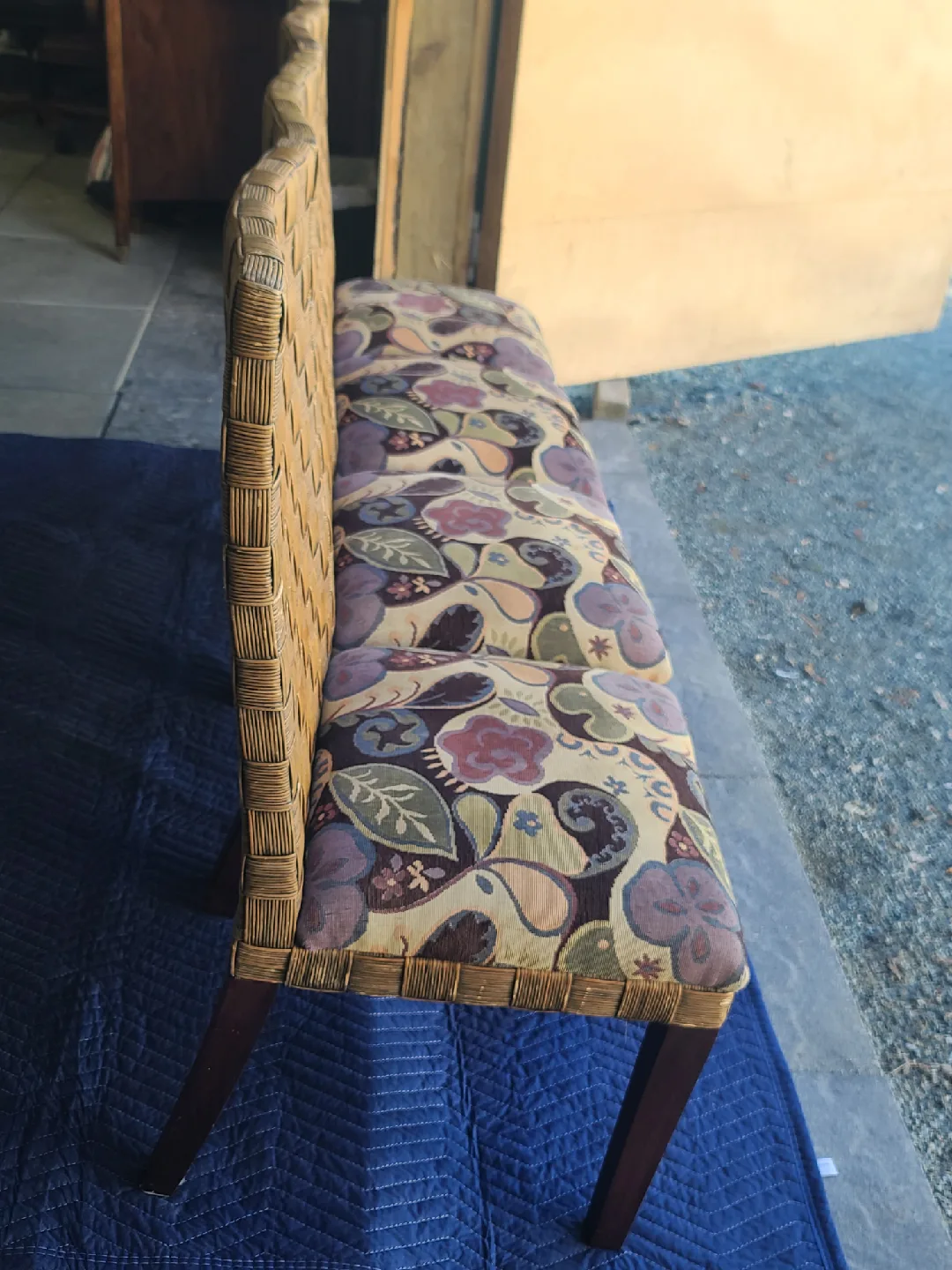 Set of 4 Woven Back Dining Chairs image indicator(2)