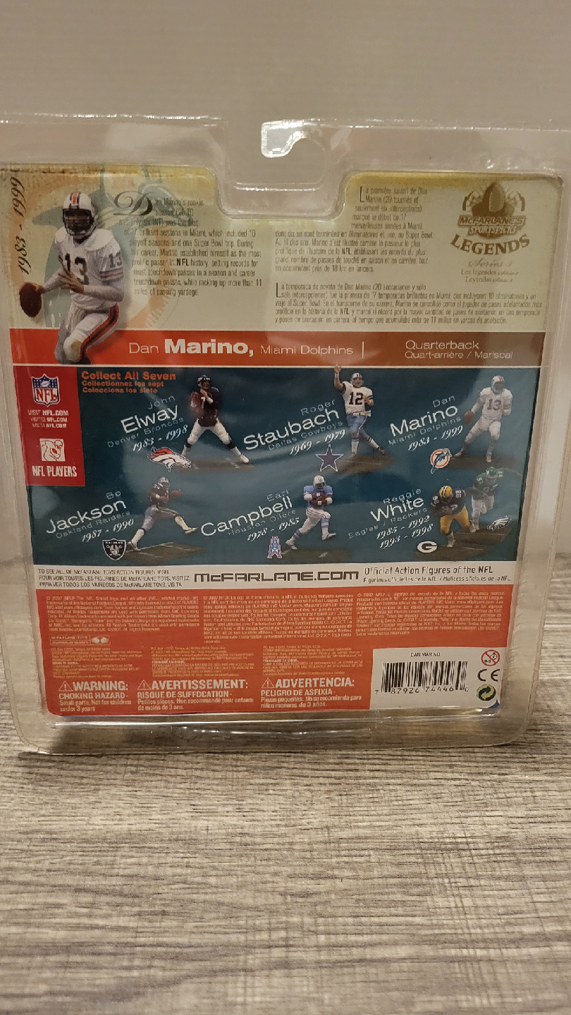 Dan Marino Miami Dolphins McFarlane NFL Figure Bundle - photo 3