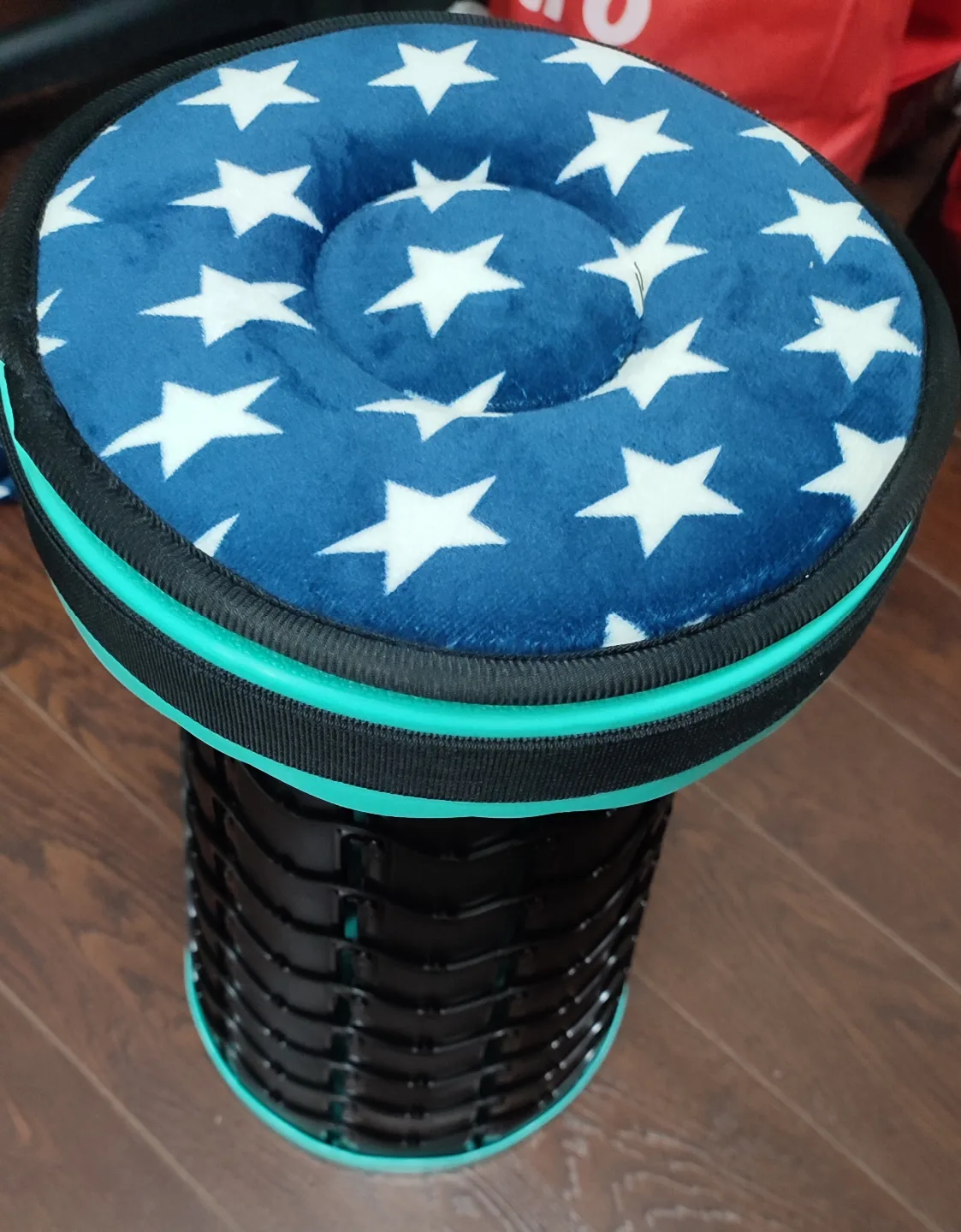 Portable Telescopic Stool - Blue Star Design image indicator(5)