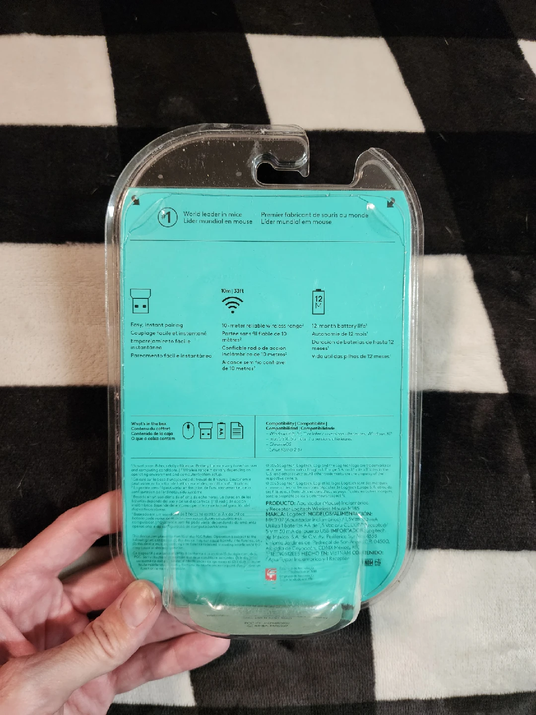 🧡New Logitech M185 Wireless Mouse - Plug & Play - photo 2