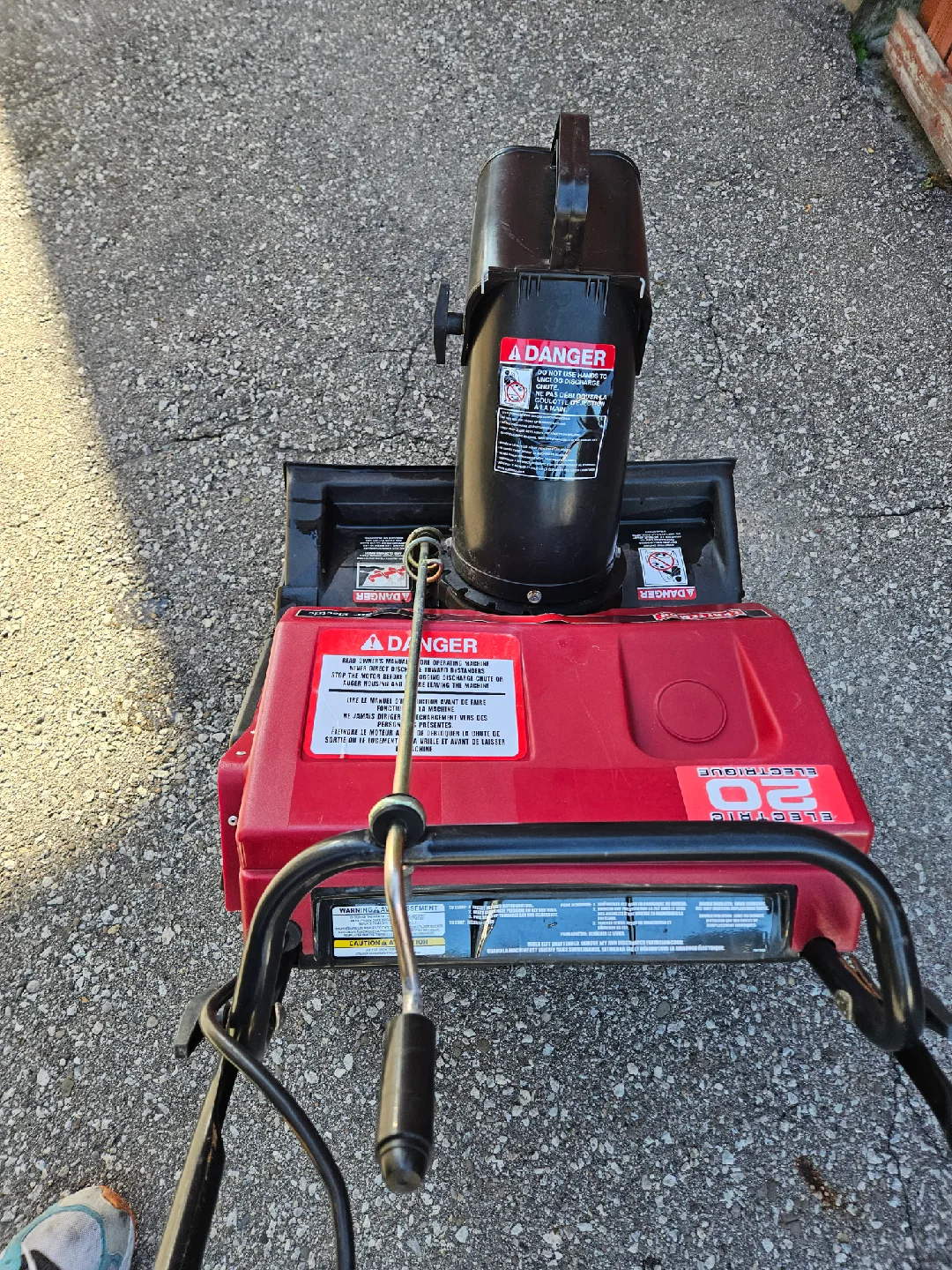 Craftsman 20" Electric Snow Thrower image indicator(3)