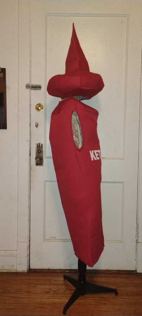 Adult Ketchup Bottle Costume - One Size - photo 4