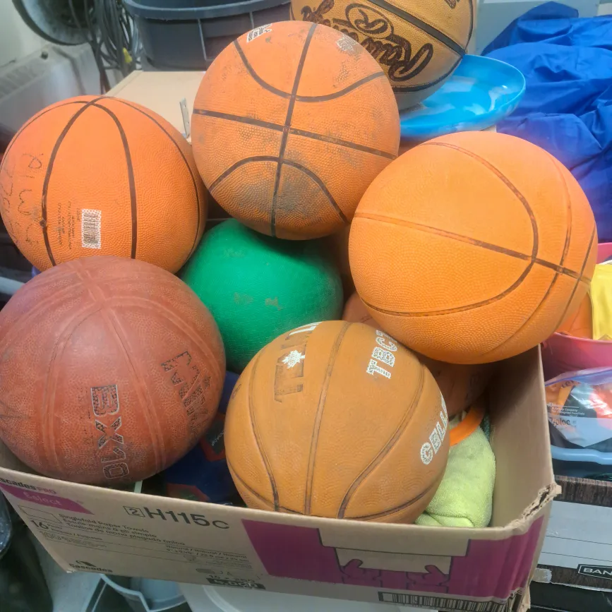 Mixed Basketballs - Rawlings, Gel, BX10 thumbnail
