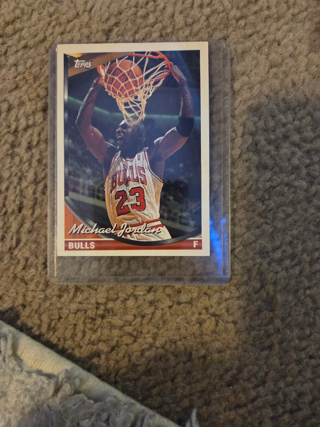 Michael Jordan 1991 Topps Basketball Card thumbnail