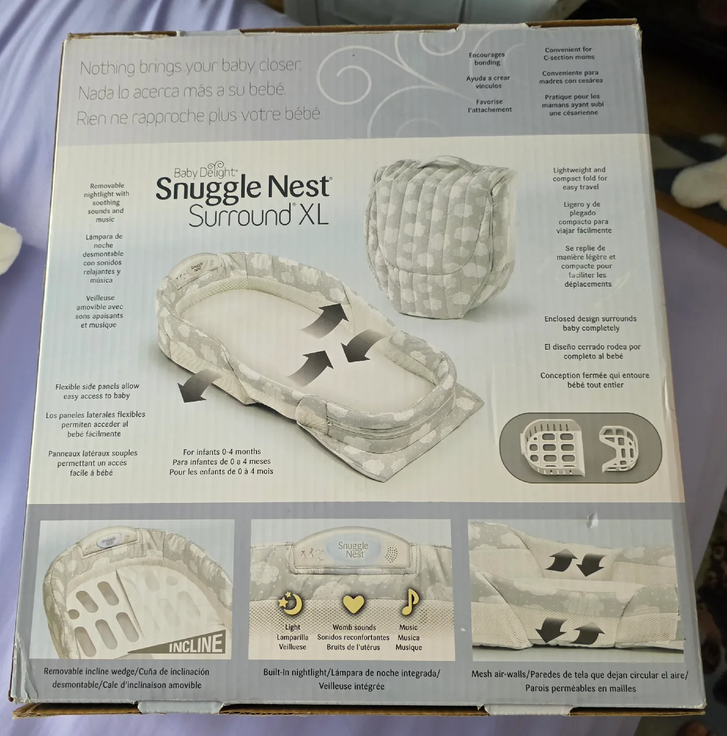 Baby Delight Snuggle Nest Surround XL image indicator(2)