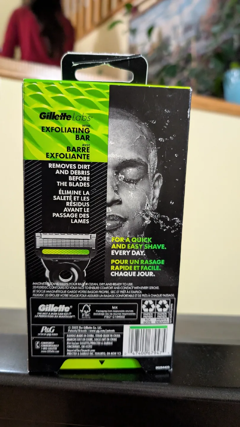 🥕New Gillette Bar Razor FCFS perfect BDAY OR XMAS image indicator(5)