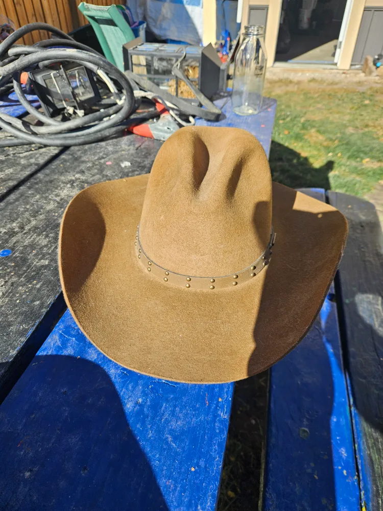 Stetson Buffalo Collection Cowboy Hat Size 7 1/8 thumbnail
