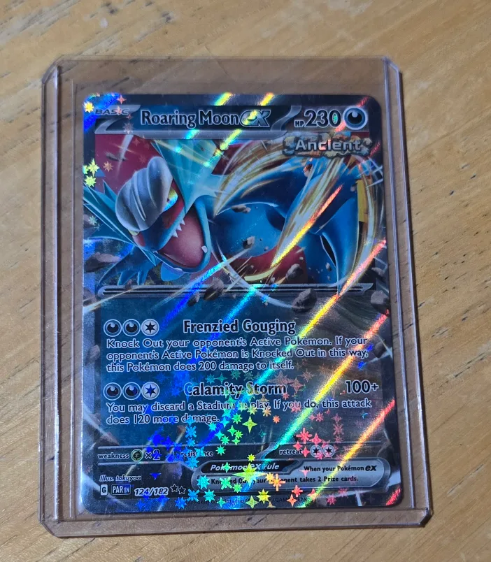 Roaring Moon ex Pokemon Card thumbnail