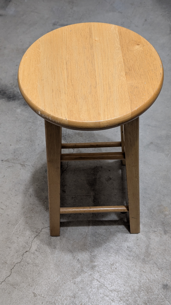 24" Barstool - Light Wood - photo 4