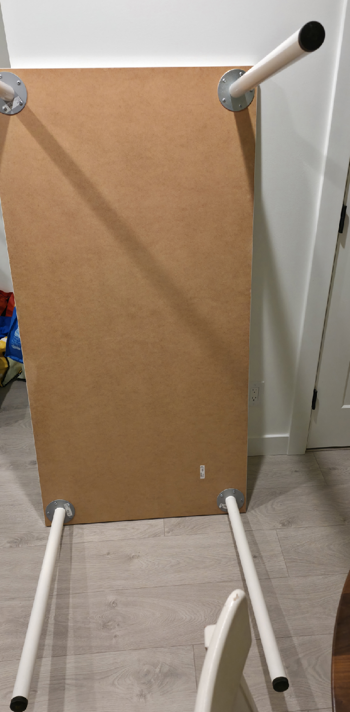 IKEA LINNMON Tabletop with Legs - White