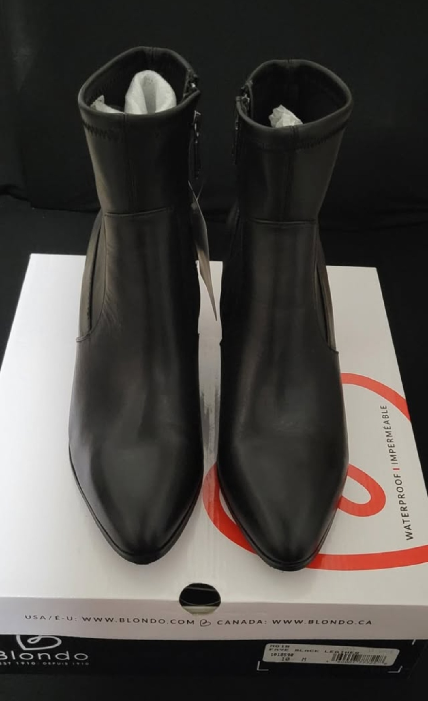 Blondo Black Leather Waterproof Booties - photo 3