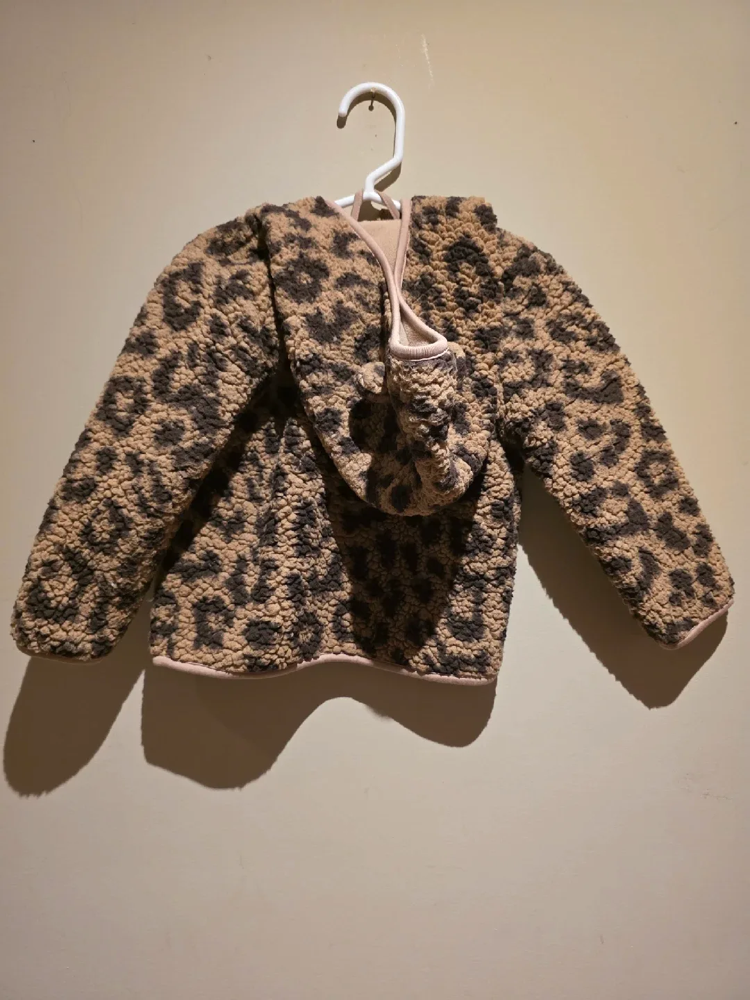 Cat & Jack Leopard Print Fleece Jacket 18-24M image indicator(2)