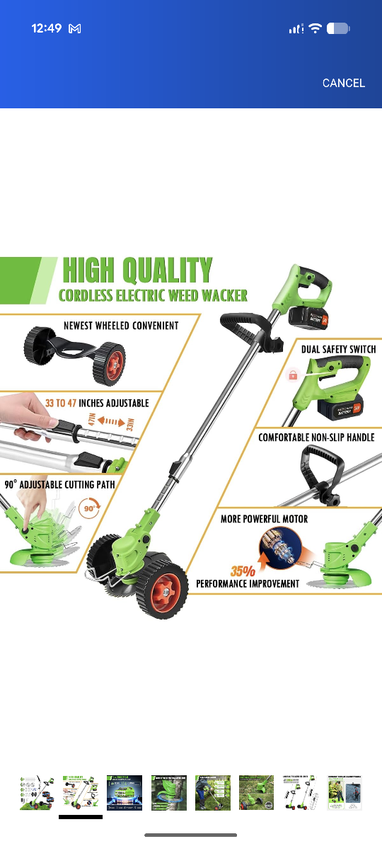 4-in-1 Multifunction Grass Trimmer/Hedge/Edger - photo 2