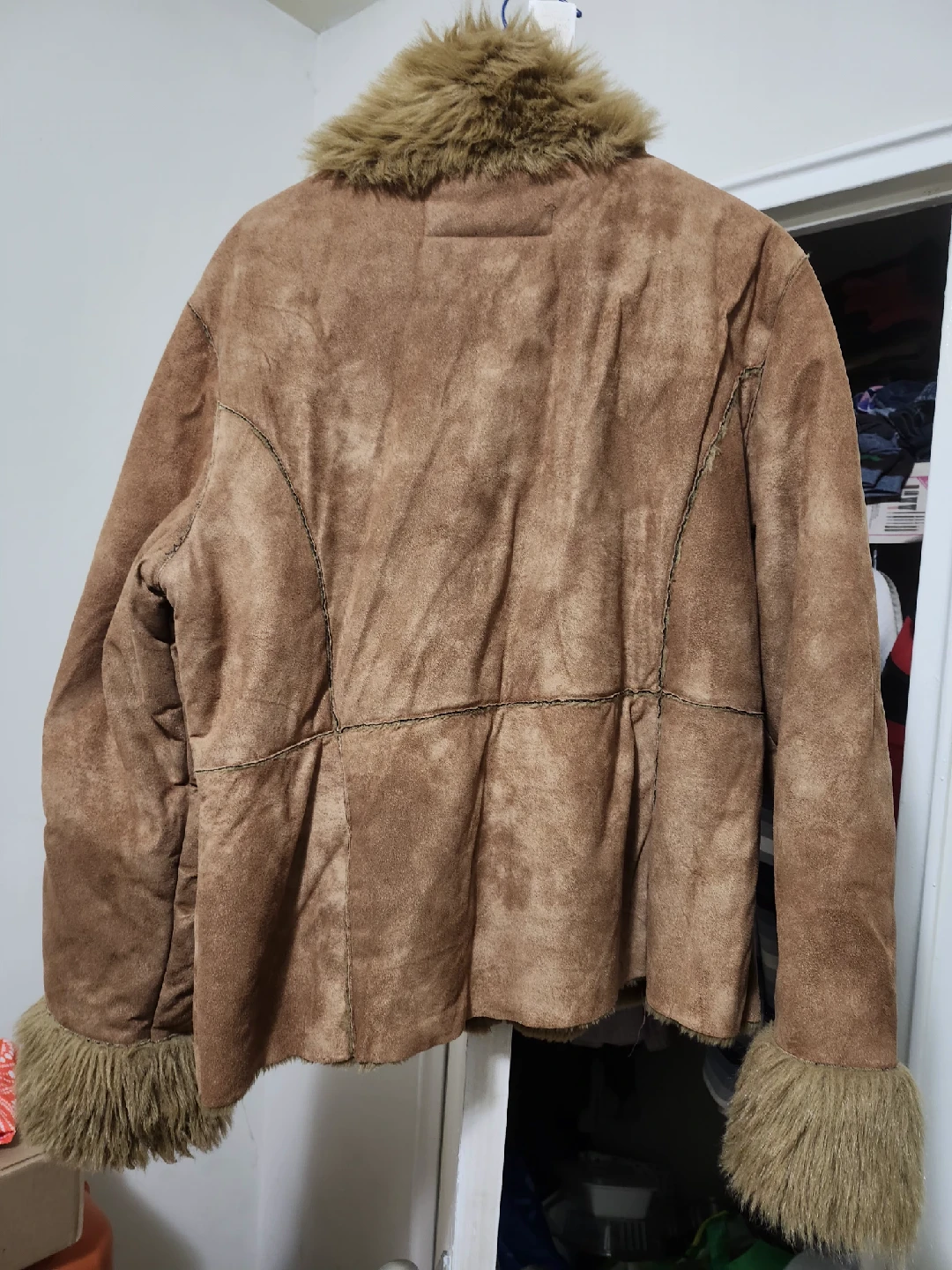 Point Zero Brown Faux Suede Jacket - photo 3