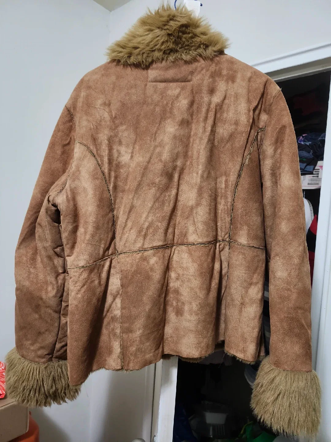 Point Zero Brown Faux Suede Jacket image indicator(3)