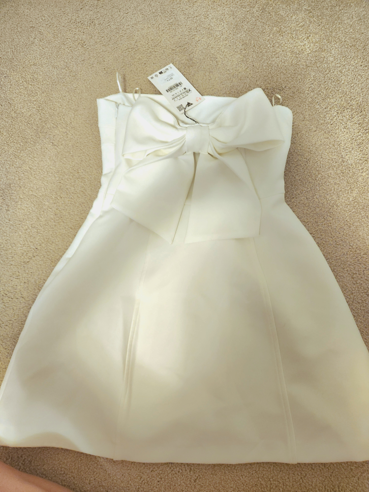 **BRAND NEW** Zara Ivory Mini Dress