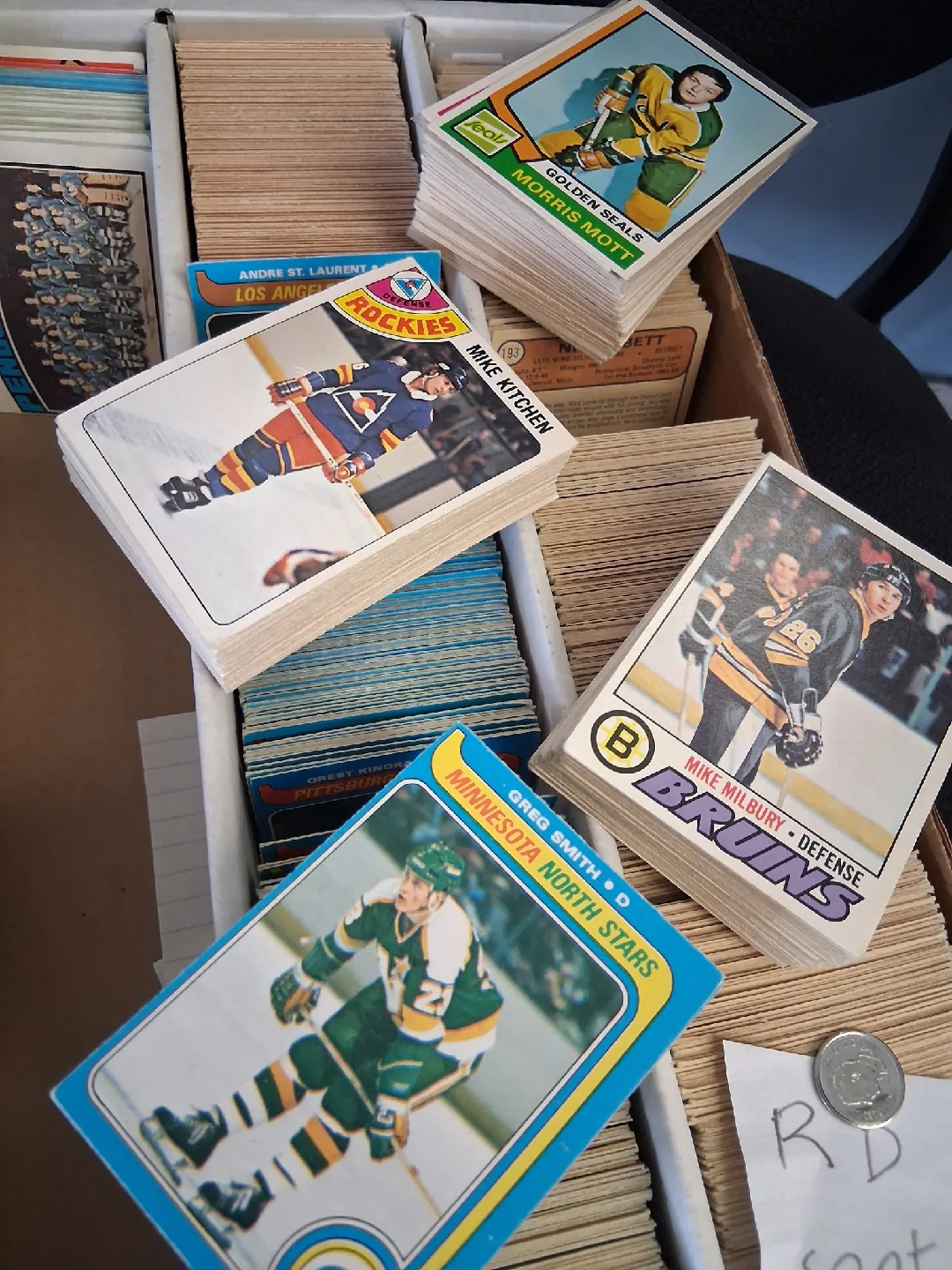 Vintage NHL Hockey Cards - Bruins, Flames, Islanders image indicator(3)