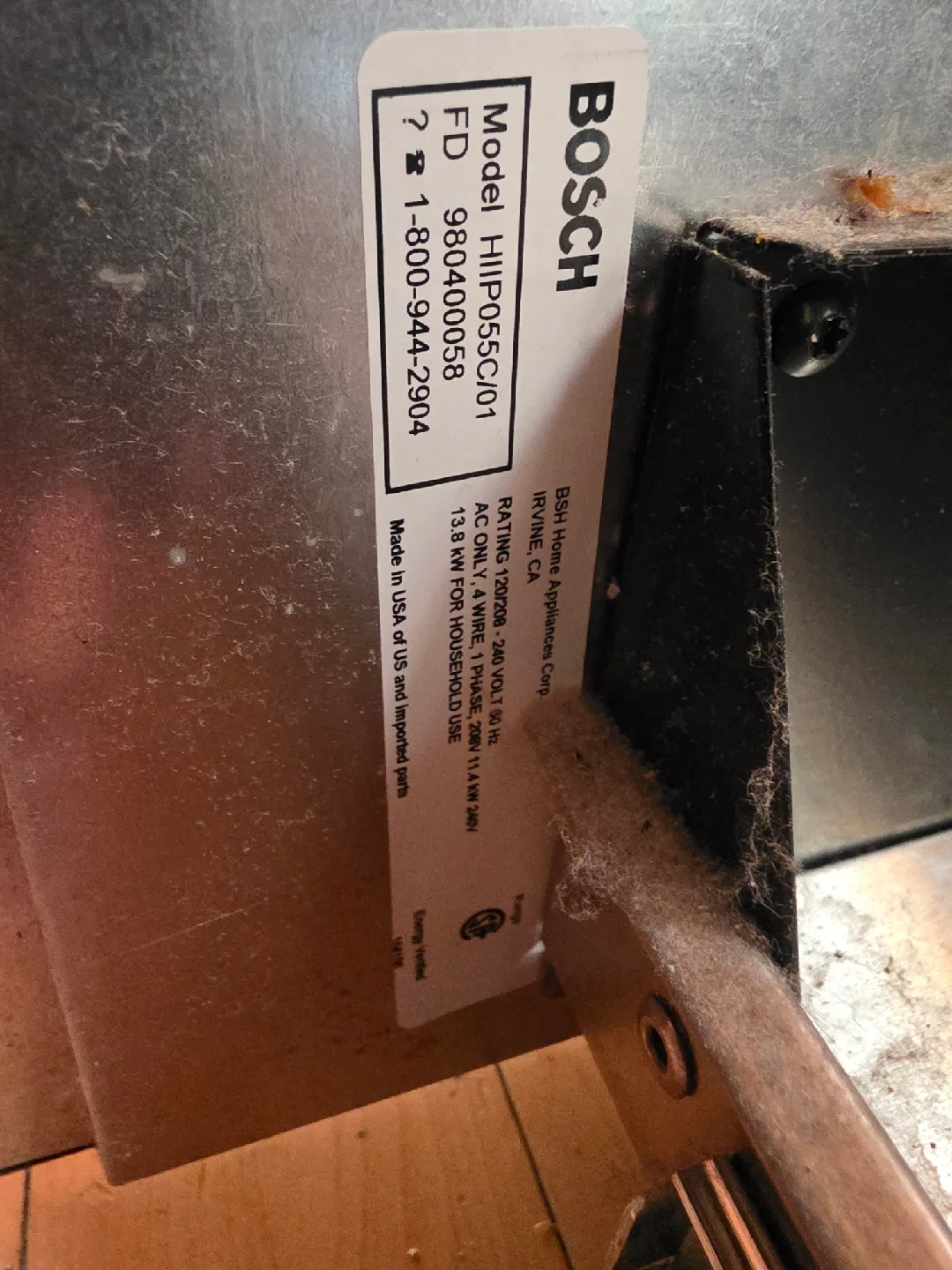 Bosch Induction Range