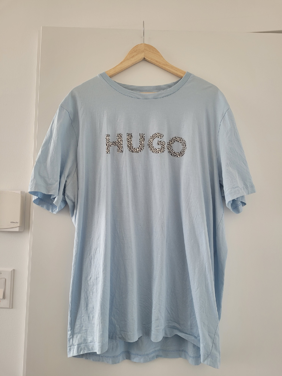 HUGO Light Blue Men's T-Shirt - XXL