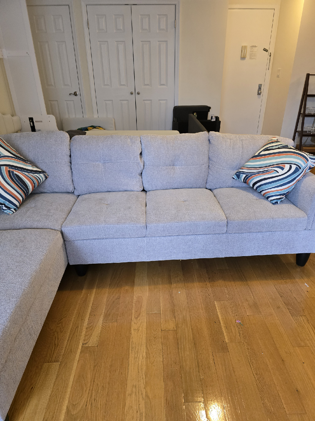 Light Gray Sectional Sofa-97 Inches - photo 2
