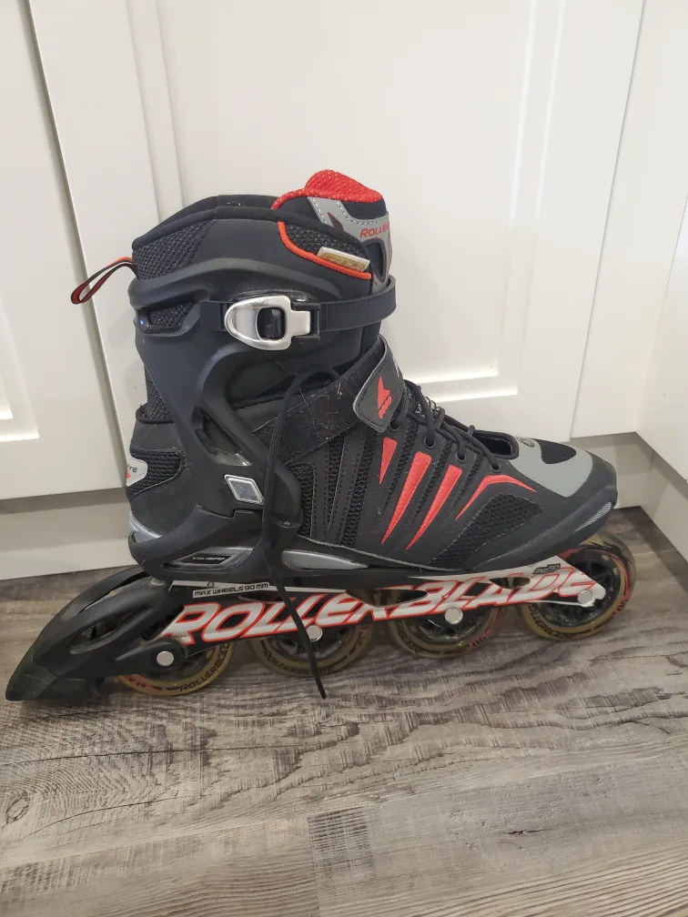 Rollerblade Crossfire 90 mm Inline Skates - men's size 10 image indicator(5)