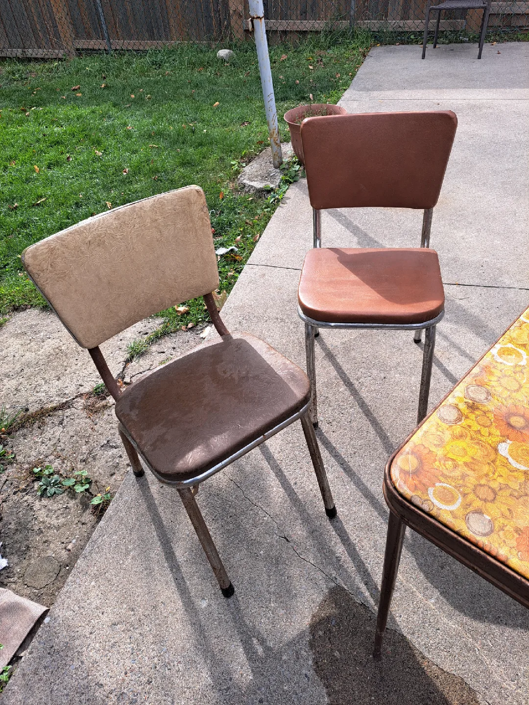 Vintage Retro Table and Chairs Set thumbnail