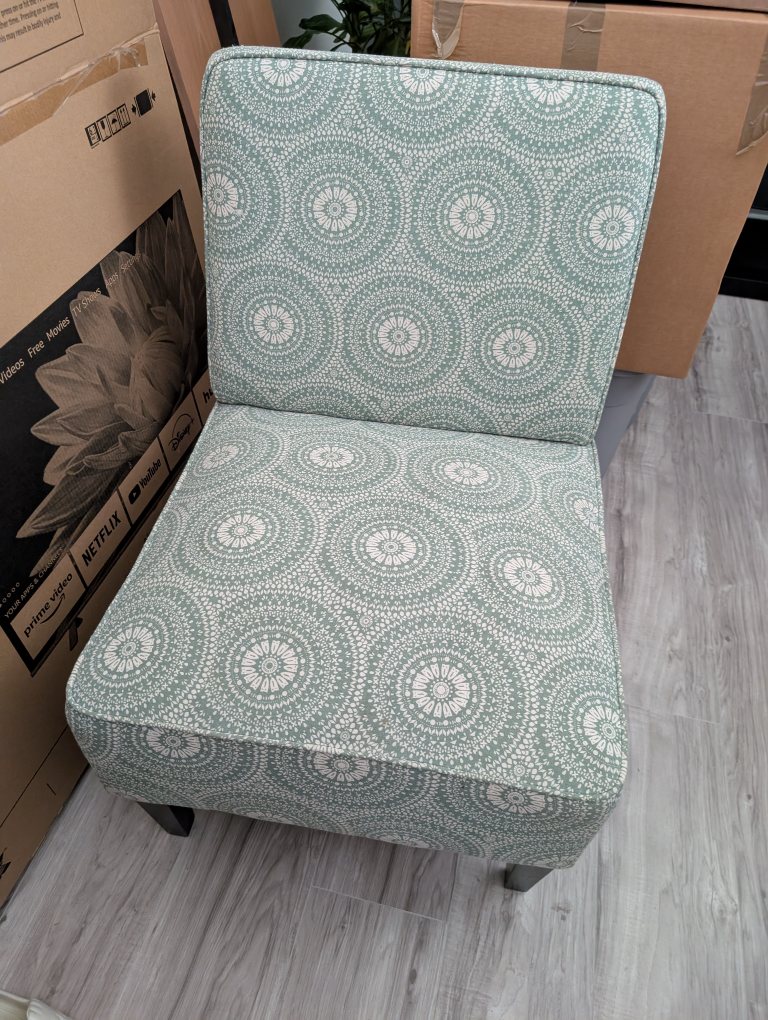 Patterned Accent Chair