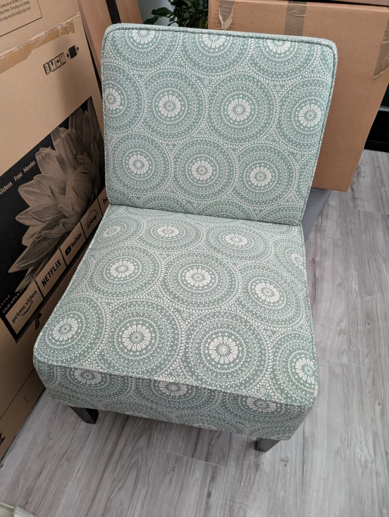 Patterned Accent Chair thumbnail