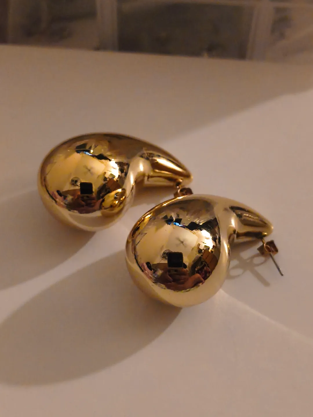 Gold Drop Earrings thumbnail